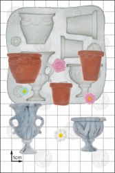 'Garden Urns' Silicone Mould